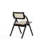 Manhattan Comfort Lambinet Folding Dining Chair in Black and Natural Cane, Set of 2 DCCA07-BK - alternate 9